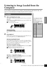 Preview for 17 page of Yamaha YDP-151 Owner'S Manual