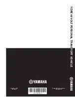 Preview for 208 page of Yamaha YDRE Owner'S/Operator'S Manual