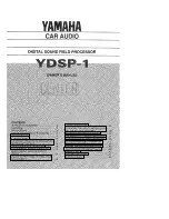 Yamaha YDSP-1 Owner'S Manual preview