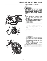 Preview for 6 page of Yamaha YDX-MORO 05 Assembly Manual