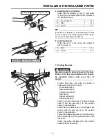 Preview for 10 page of Yamaha YDX-MORO 05 Assembly Manual