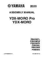 Yamaha YDX-MORO Pro Assembly Manual preview