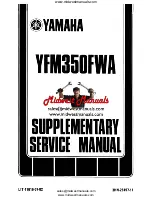 Предварительный просмотр 88 страницы Yamaha YFM350FW Service Manual