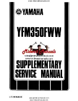 Предварительный просмотр 100 страницы Yamaha YFM350FW Service Manual