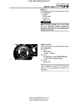 Предварительный просмотр 106 страницы Yamaha YFM350FW Service Manual