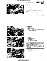 Предварительный просмотр 167 страницы Yamaha YFM350FW Service Manual