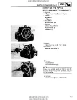 Предварительный просмотр 183 страницы Yamaha YFM350FW Service Manual