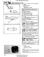 Предварительный просмотр 184 страницы Yamaha YFM350FW Service Manual