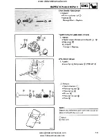 Предварительный просмотр 187 страницы Yamaha YFM350FW Service Manual