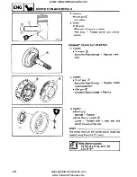 Предварительный просмотр 198 страницы Yamaha YFM350FW Service Manual