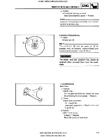 Предварительный просмотр 203 страницы Yamaha YFM350FW Service Manual