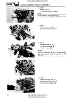 Предварительный просмотр 208 страницы Yamaha YFM350FW Service Manual