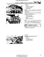 Предварительный просмотр 215 страницы Yamaha YFM350FW Service Manual