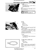 Предварительный просмотр 221 страницы Yamaha YFM350FW Service Manual