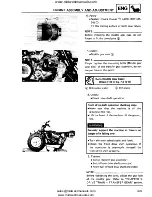 Предварительный просмотр 231 страницы Yamaha YFM350FW Service Manual