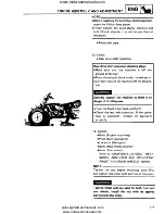 Предварительный просмотр 233 страницы Yamaha YFM350FW Service Manual