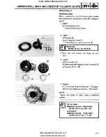 Предварительный просмотр 267 страницы Yamaha YFM350FW Service Manual