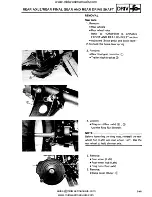 Предварительный просмотр 301 страницы Yamaha YFM350FW Service Manual