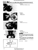 Предварительный просмотр 302 страницы Yamaha YFM350FW Service Manual