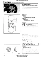 Предварительный просмотр 323 страницы Yamaha YFM350FW Service Manual