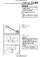 Предварительный просмотр 466 страницы Yamaha YFM350FW Service Manual