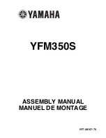 Предварительный просмотр 1 страницы Yamaha YFM350S 2003 Assembly Manual