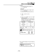 Preview for 86 page of Yamaha YFM35FAS Supplementary Service Manual