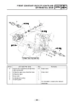 Предварительный просмотр 90 страницы Yamaha YFM35FAS Supplementary Service Manual