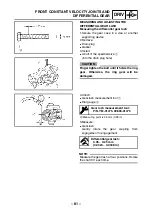 Предварительный просмотр 91 страницы Yamaha YFM35FAS Supplementary Service Manual