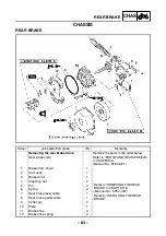 Предварительный просмотр 93 страницы Yamaha YFM35FAS Supplementary Service Manual