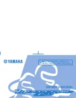 Yamaha YFM35XX Owner'S Manual preview