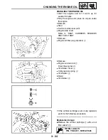 Предварительный просмотр 85 страницы Yamaha YFM400FAR Service Manual