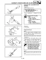 Предварительный просмотр 144 страницы Yamaha YFM400FAR Service Manual