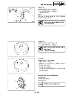 Предварительный просмотр 282 страницы Yamaha YFM400FAR Service Manual