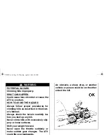 Preview for 94 page of Yamaha YFM400FT Owner'S Manual