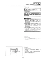 Предварительный просмотр 334 страницы Yamaha YFM400FW Service Manual