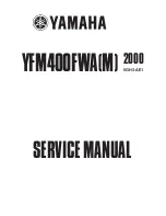 Yamaha YFM400FWA 2000 5GH3-AE1 Service Manual preview