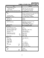 Preview for 24 page of Yamaha YFM400FWA 2000 5GH3-AE1 Service Manual