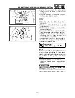 Preview for 100 page of Yamaha YFM400FWA 2000 5GH3-AE1 Service Manual