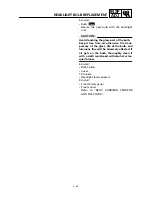 Preview for 121 page of Yamaha YFM400FWA 2000 5GH3-AE1 Service Manual