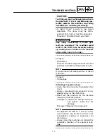 Preview for 245 page of Yamaha YFM400FWA 2000 5GH3-AE1 Service Manual