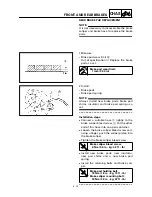 Preview for 284 page of Yamaha YFM400FWA 2000 5GH3-AE1 Service Manual