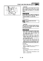 Предварительный просмотр 318 страницы Yamaha YFM450FAR Service Manual