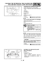 Предварительный просмотр 109 страницы Yamaha YFM4FAR Service Manual