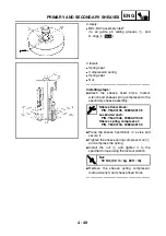 Предварительный просмотр 179 страницы Yamaha YFM4FAR Service Manual