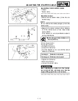 Предварительный просмотр 71 страницы Yamaha YFM660RN Service Manual