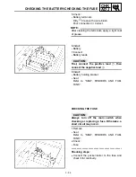 Предварительный просмотр 112 страницы Yamaha YFM660RN Service Manual