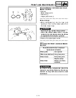 Предварительный просмотр 149 страницы Yamaha YFM660RN Service Manual