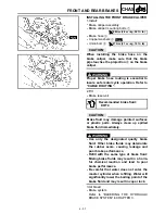 Предварительный просмотр 152 страницы Yamaha YFM660RN Service Manual