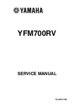 Yamaha YFM700RV 2009 Service Manual preview